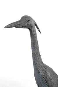 Marion Smith sculptor bronze resin heron
