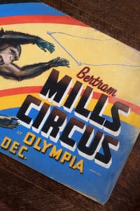 W.E Berry original circus artwork poster