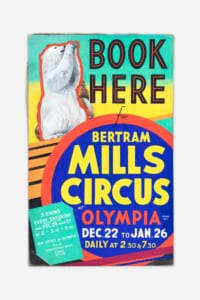 Vintage circus artwork W.E Berry