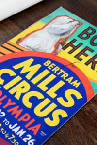 Vintage circus artwork W.E Berry poster
