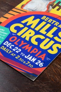 Vintage circus artwork W.E Berry original poster 1930