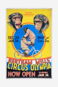 W.E Berry Bertram Circus original Poster Artwork