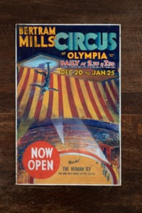 W.E Berry Ltd poster Bertram Circus