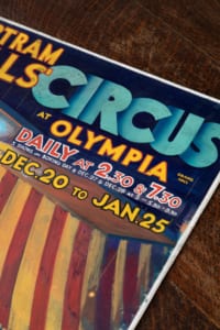 W.E Berry original circus poster