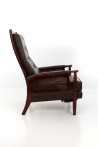 mid-century leather chairs