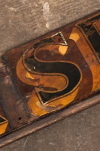 Equestrian horses vintage sign