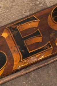 Equestrian horses wooden sign