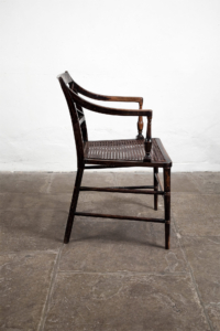 Antique George III Regency Armchair with cane seat