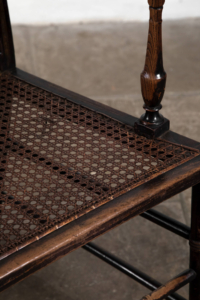George III cane seat chair