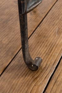 Copper and wrought iron Arts and Crafts fire guard