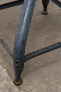 metal vintage factory stool