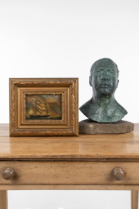 Antique 19th century Henry King Taylor oil on copper