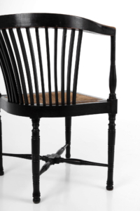 Arts and Crafts ebonised chair