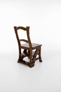 Oak metamorphic library chair