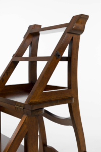 Oak original metamorphic library chair