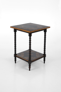 Victorian penwork occasional table