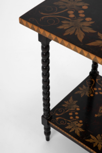 Antique Victorian penwork table
