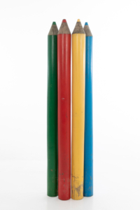 oversized promotional art shop pencils