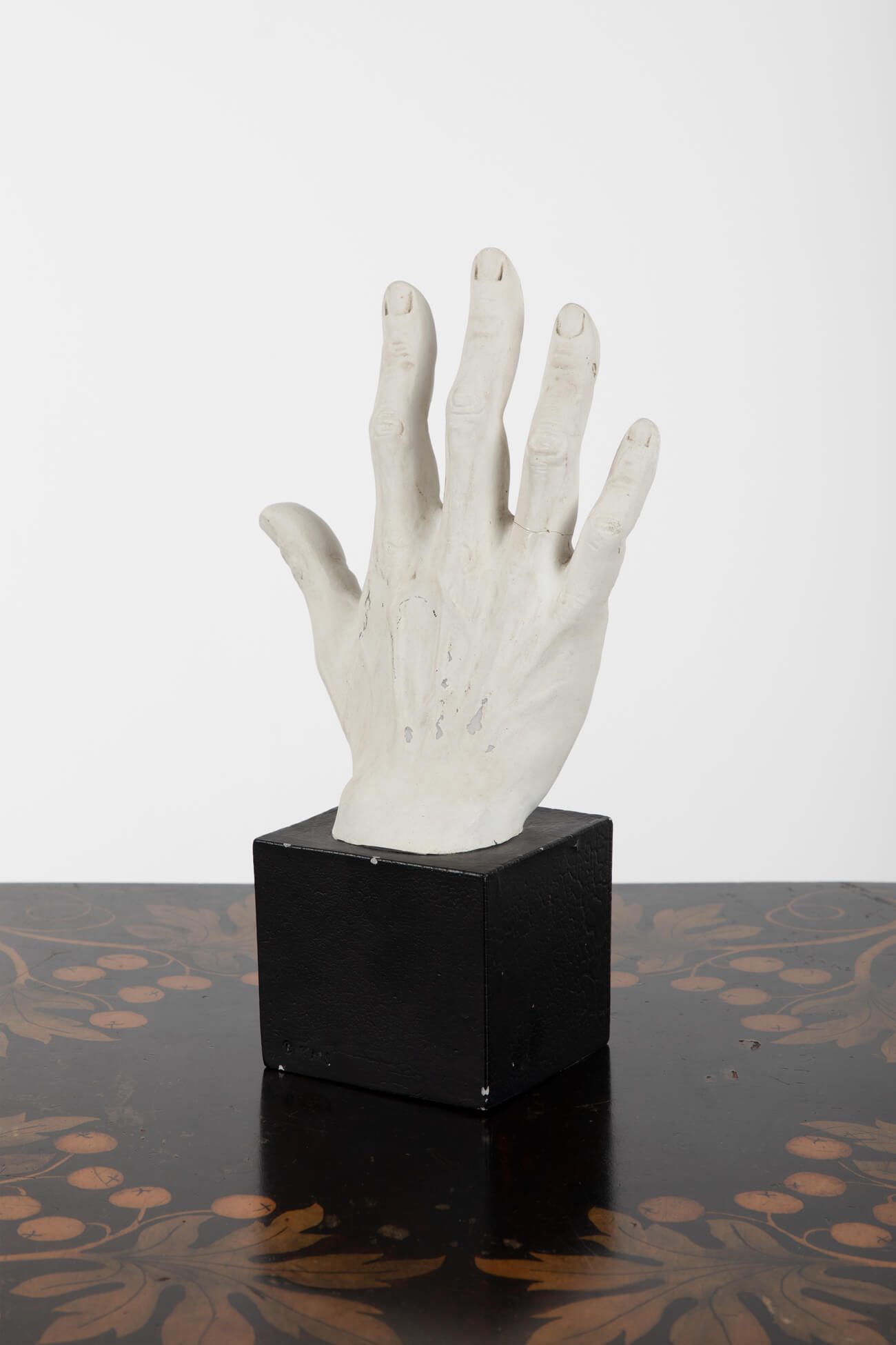 Plaster study of a hand