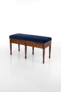 Edwardian duet piano stool