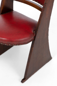Set of four antique Ebenezer Gomme art deco chairs