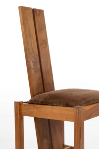 Samuel Chan Channels of Chelsea walnut dining chairs