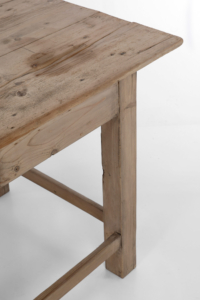 French farmhouse table box stretchers
