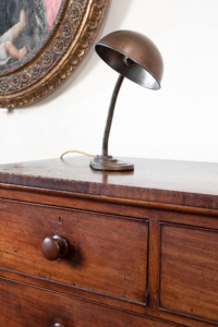 Antique mahogany storage chest of drawers