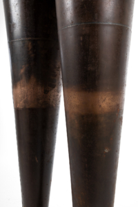 Pair of copper planters