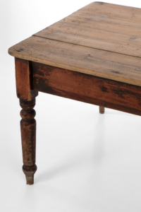 Victorian scrub plank top table