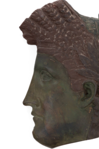 Antique 19th century classical plaster head