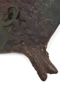 Antique classical plaster head