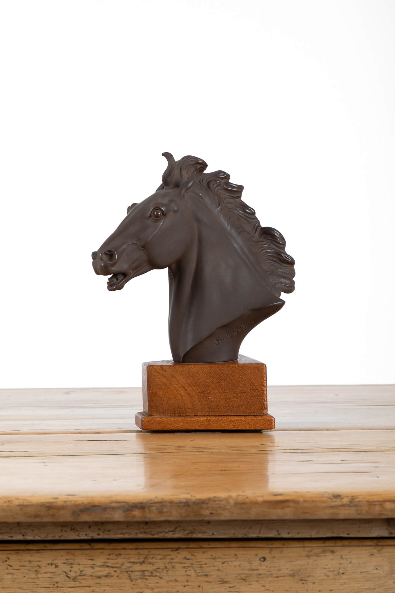Erich Oehme horse head sculpture