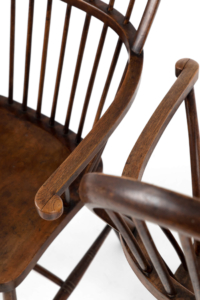 Antique stick back chairs