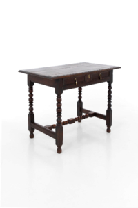 William III oak side table