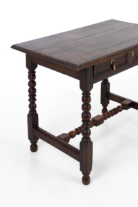 Antique William III oak side table