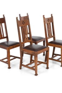 Arts and Crafts dining chairs