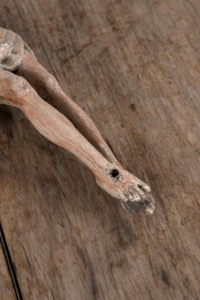 Antique wooden crucifix from Catalonia