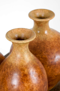 decorative glazed terracotta vases