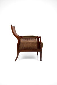 British antique Regency library chair