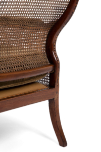 Antique Regency mahogany armchair