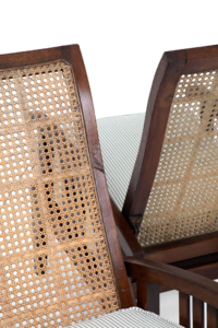 Original antique cane armchairs