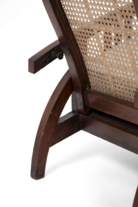 Original Arts and Crafts antique cane armchairs