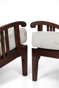 Adjustable antique armchairs