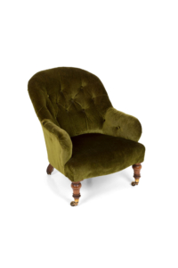 Victorian button back armchair