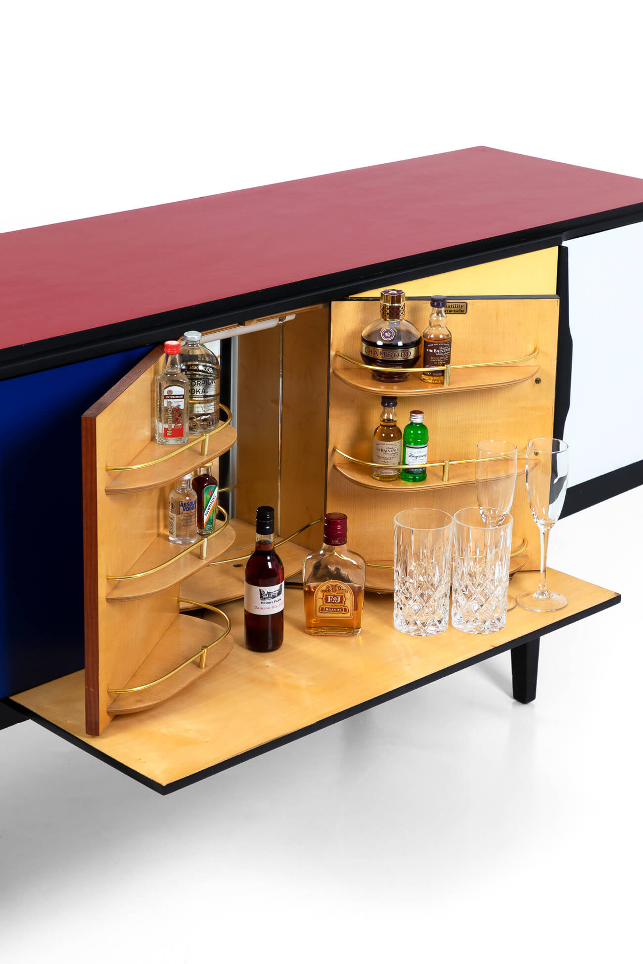 Original vintage cocktail cabinet sideboard
