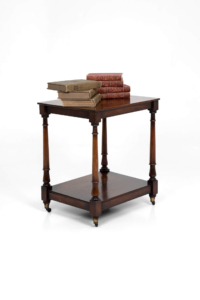 Regency two-tiered side table