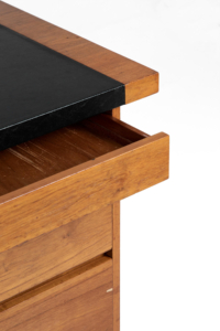 Mid century 1970s GW Evans teak designer desk