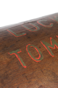 Vintage lucky tombola raffle barrel