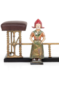 19th century enamel fireside ornaments